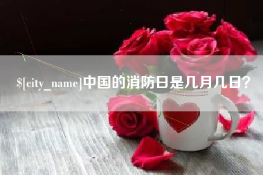 黄南中国的消防日是几月几日？