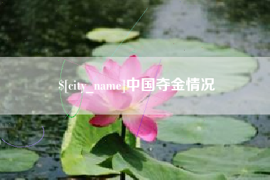 黄南中国夺金情况
