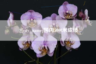 黄南国内5000米成绩