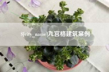 黄南九宫格建筑案例