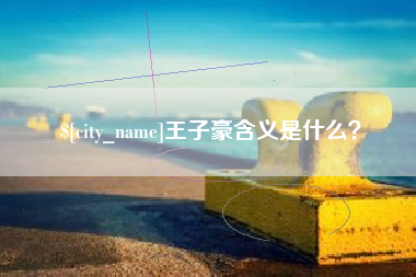 黄南王子豪含义是什么？