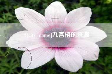 黄南九宫格的来源