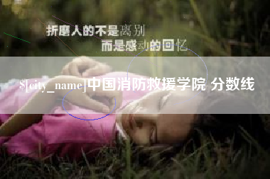 黄南中国消防救援学院 分数线