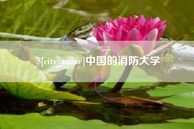 黄南中国的消防大学