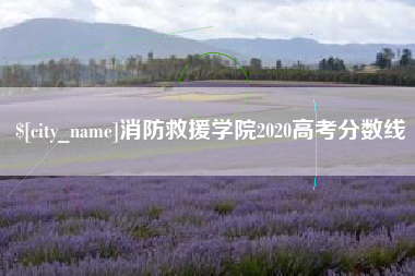 黄南消防救援学院2020高考分数线