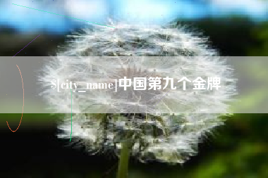 黄南中国第九个金牌