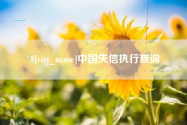 黄南中国失信执行查询