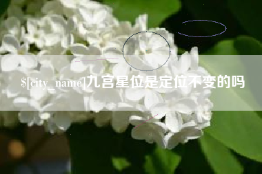 黄南九宫星位是定位不变的吗