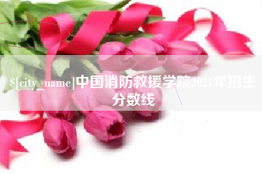 黄南中国消防救援学院2021年招生分数线