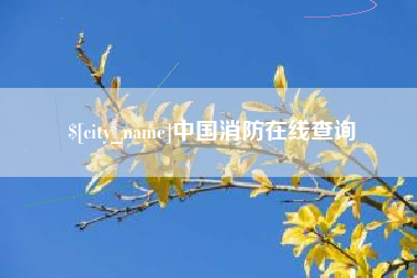 黄南中国消防在线查询