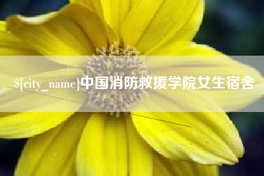 黄南中国消防救援学院女生宿舍